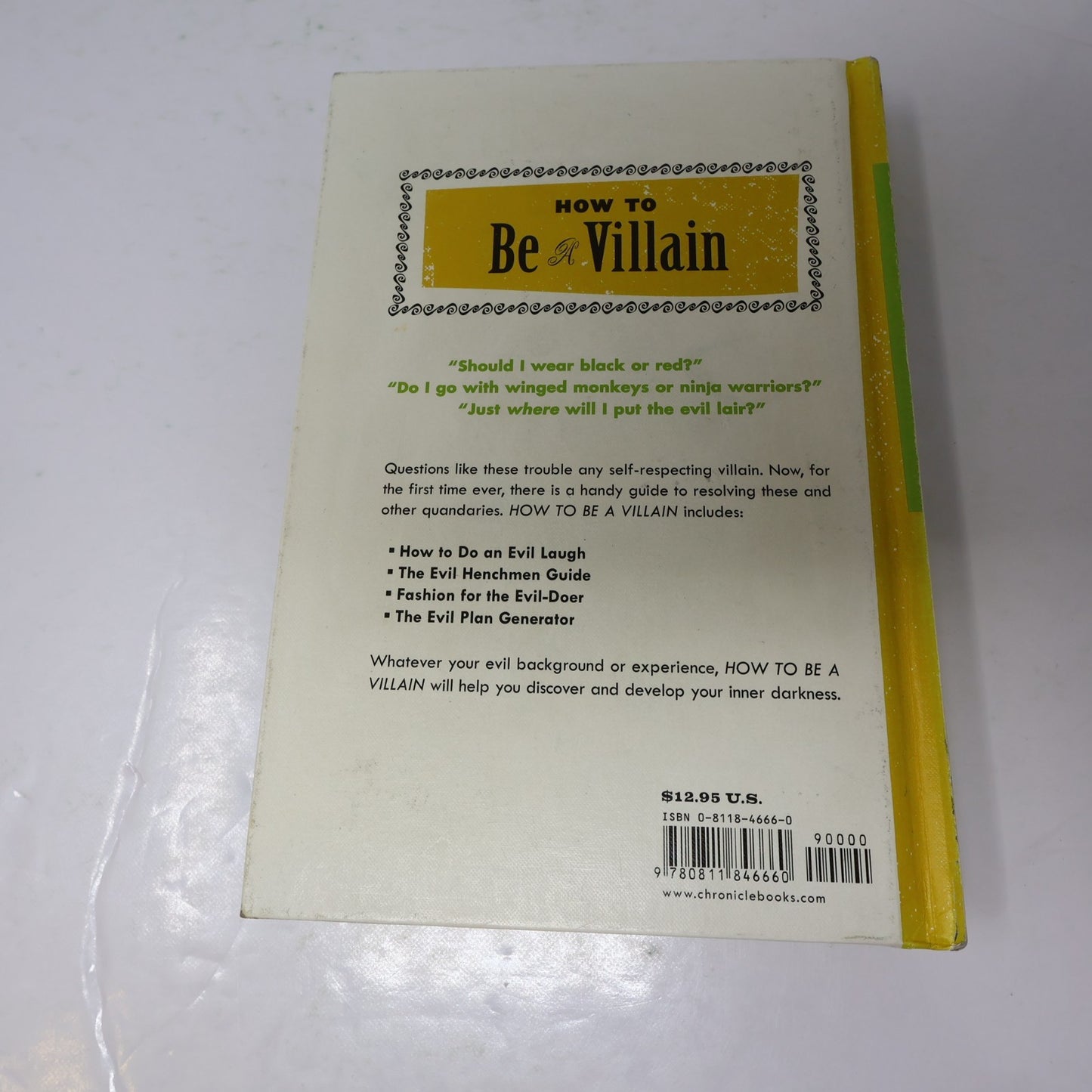 The Villain's Guide to Better Living/How to Be a Villain 2 Books Lot Zawacki HC