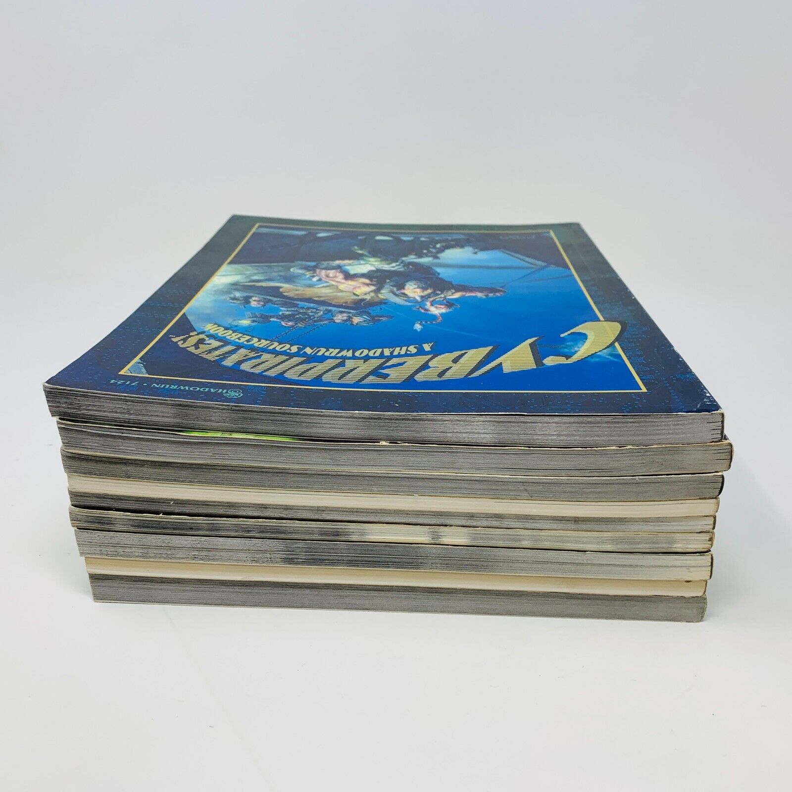 9x Shadowrun RPG Books Lot Sourcebook Companion Man Machine Cyberware 90-2000s