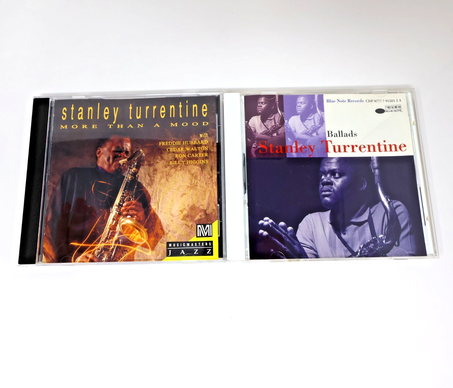 Stanley Turrentine 2 CD Lot Ballads/More Than A Mood Blue Note/MusicMasters Jazz