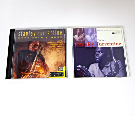 Stanley Turrentine 2 CD Lot Ballads/More Than A Mood Blue Note/MusicMasters Jazz