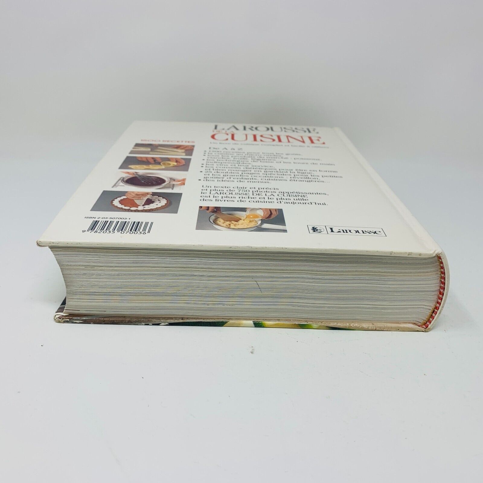 1990 Larousse de la Cuisine 1500 Recettes Livre Laure Flavigny Français Cookbook