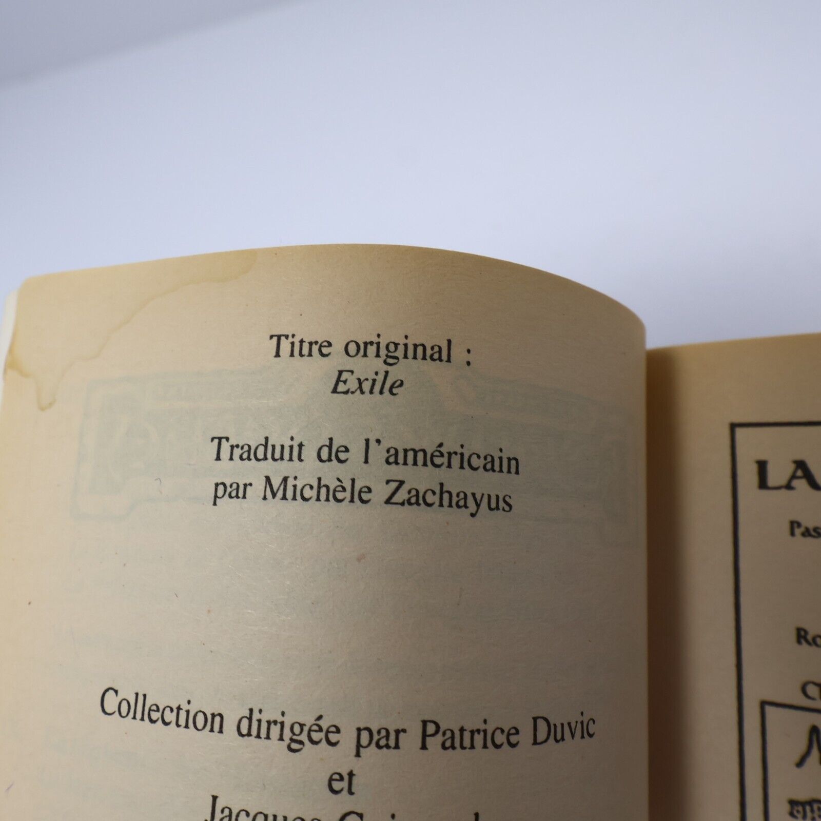 1990 Royaumes Oubliés #5 Terre d'Exil La Trilogie de l'Elfe Noir Fantasy Livre