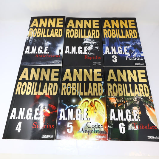 A.N.G.E. #1-10 Ange Série Complète Lot 10 Livres Anne Robillard Antichristus PB