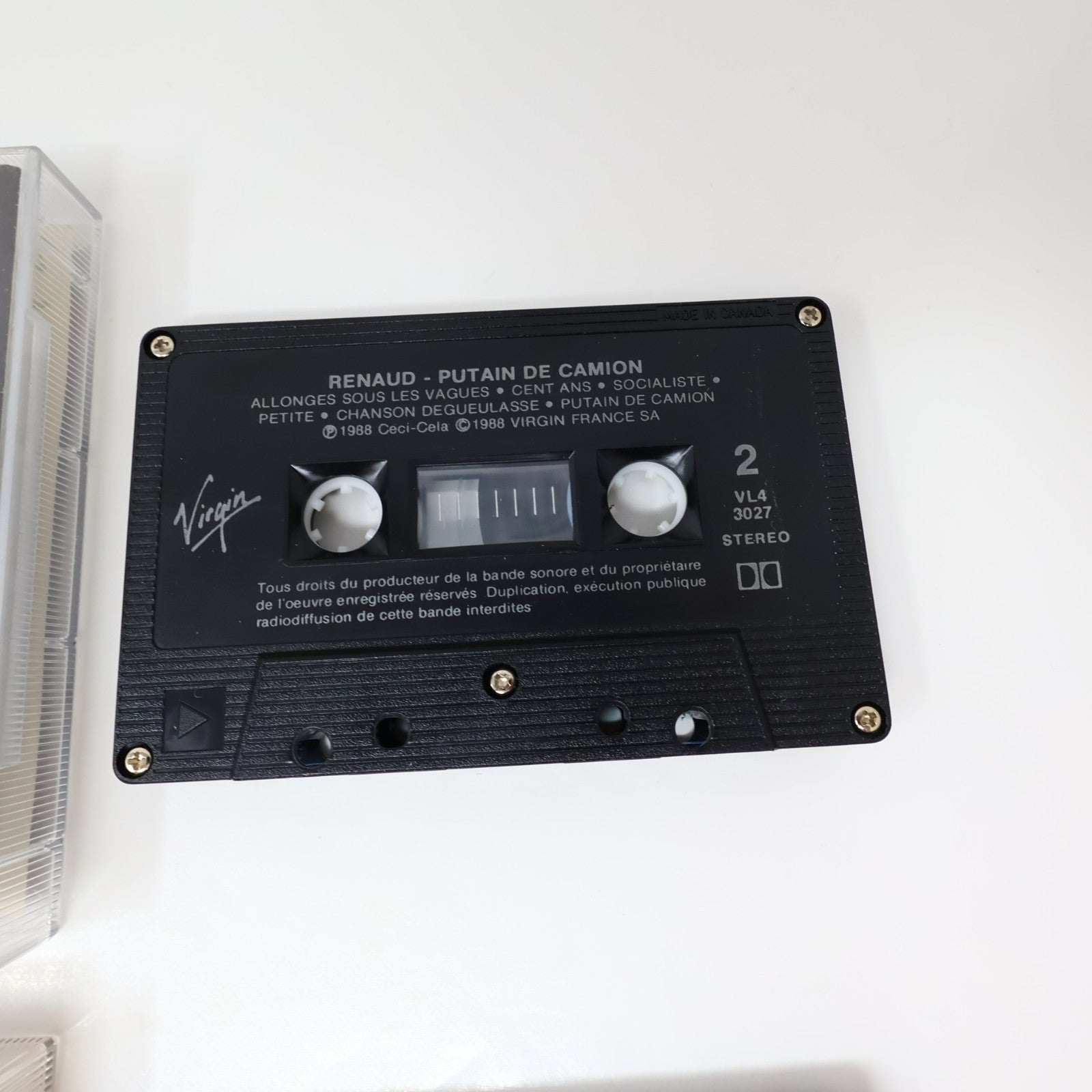 Renaud Lot 3 Cassettes Mistral Gagnant/Putain de Camion/Retour de Gérard Lambert
