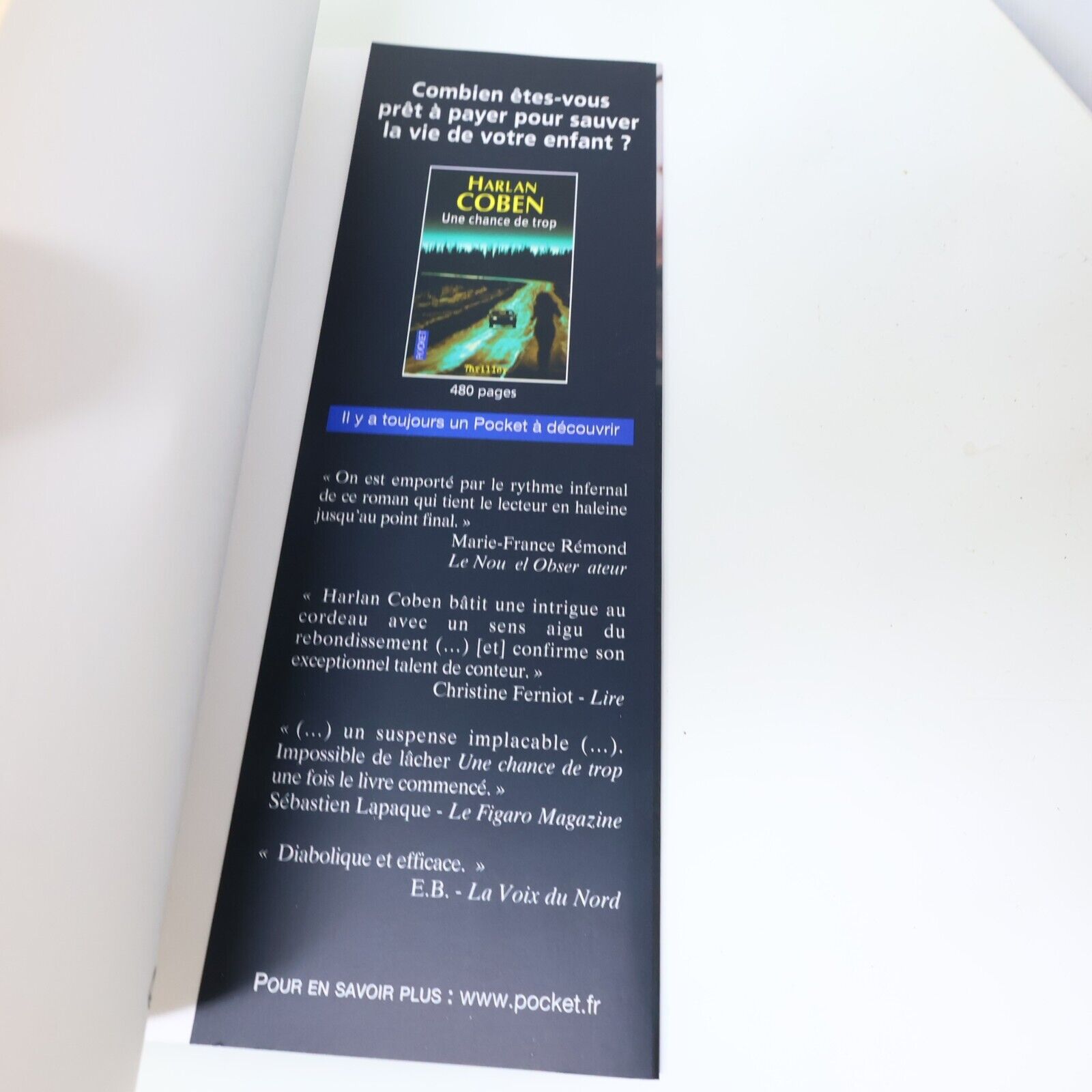 Harlan Coben Juste un Regard Ne le Dis à Personne Lot 2 Livres Roman Policier PB