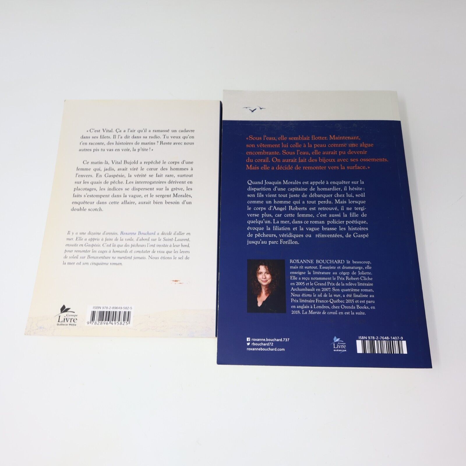 Lot 2 Roxanne Bouchard Enquête de Joaquin Moralès #1-2 La Mariée de Corail Roman