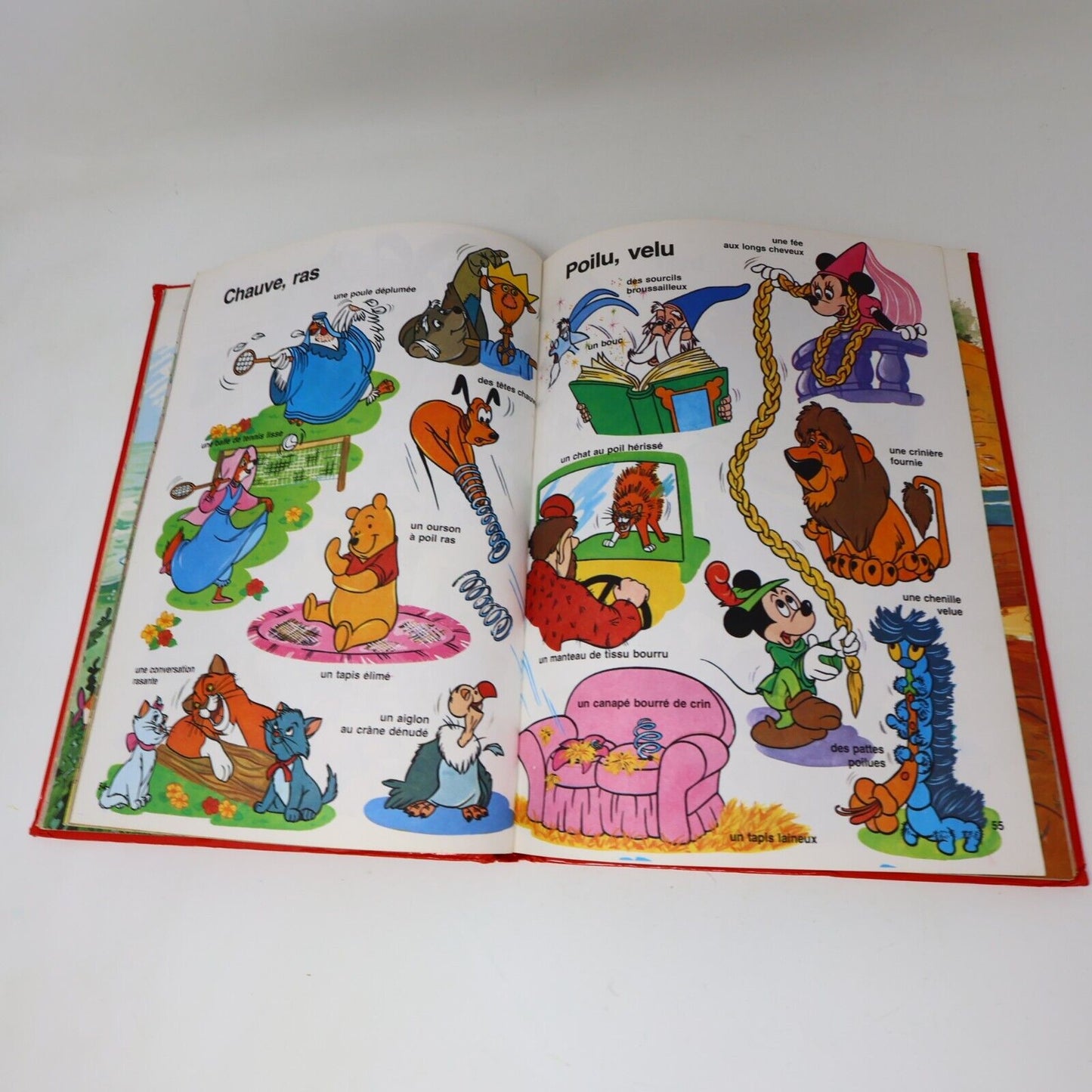 1979 Au Royaume des Noms Verbes Adjectifs Contraires Disney Lot 4 Livres Enfants