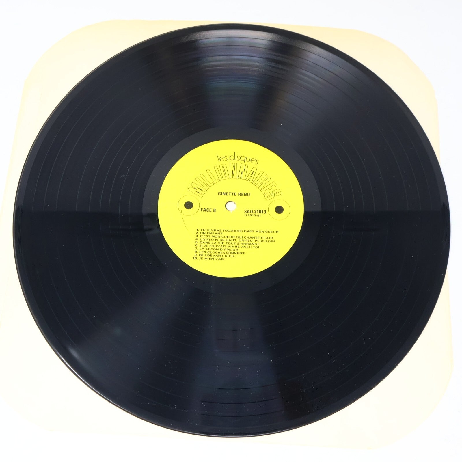 Ginette Reno Lot 6 Disques Record Aimons-nous/Quand On Se Donne/20 Grands Succès