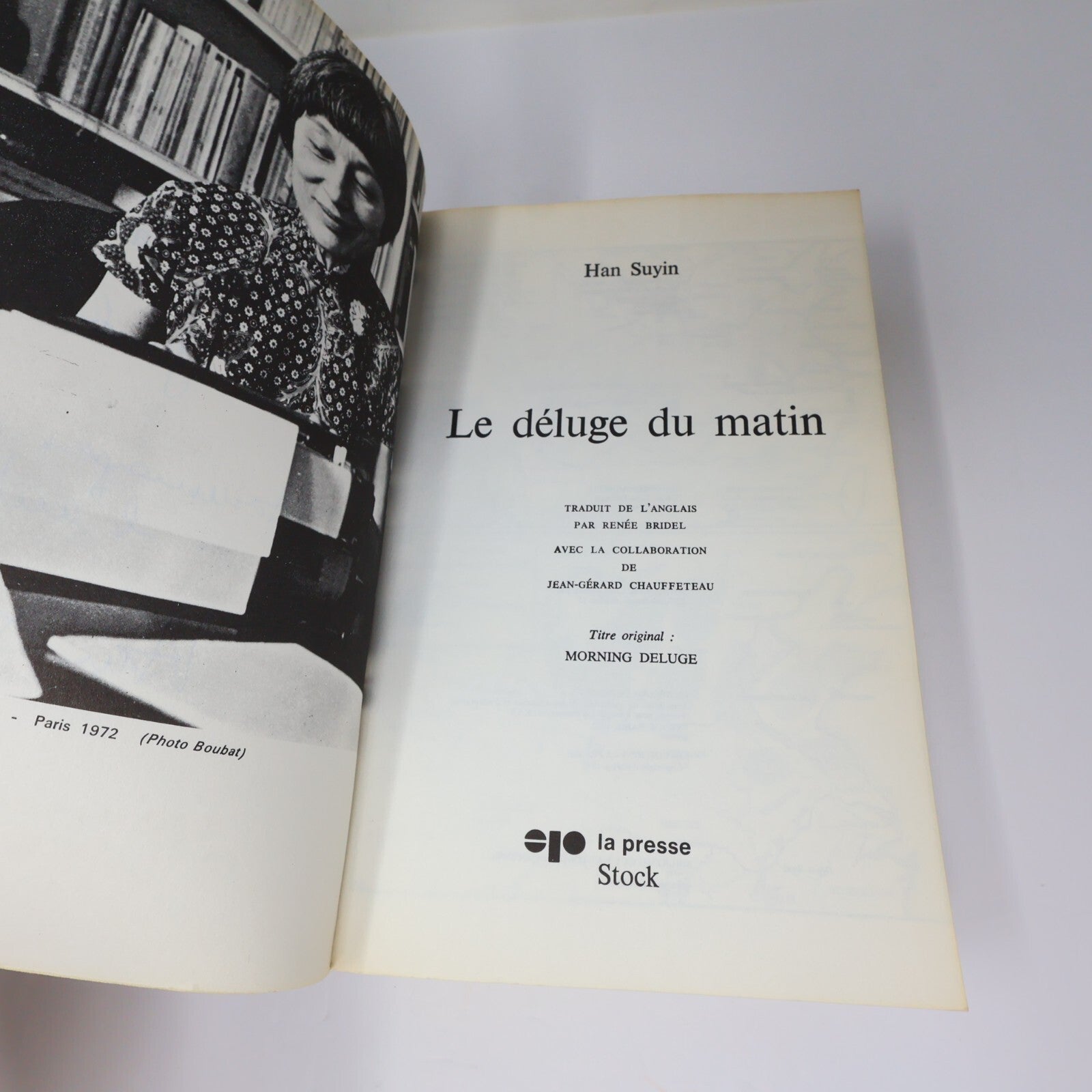 Han Suyin Lot 10 Livres Déluge du Matin/L'Arbre Blessé/Moisson du Phénix Romance