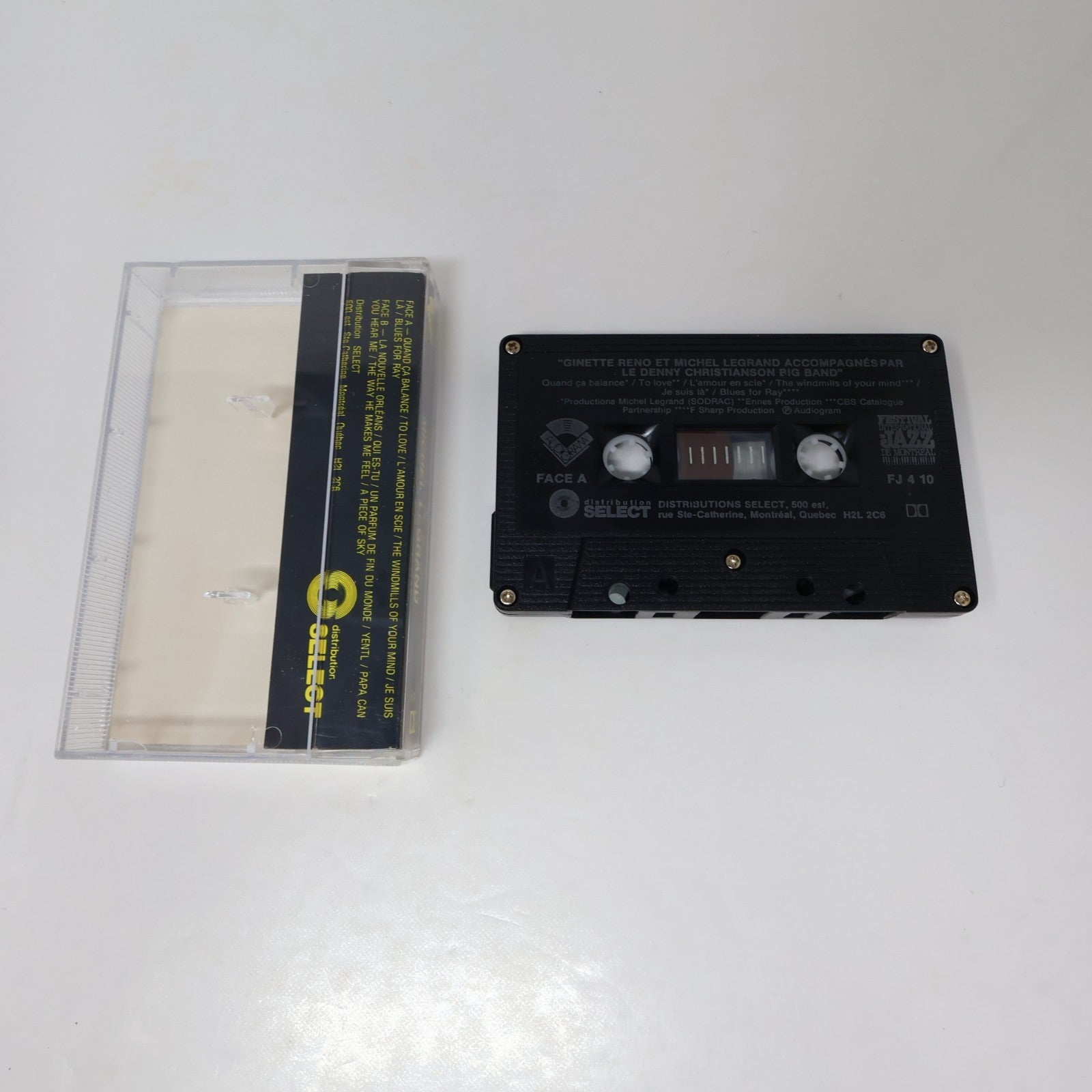 Ginette Reno/Michel Legrand Lot 2 Cassettes Paris Québec/Chanter l'Amour/Yentl