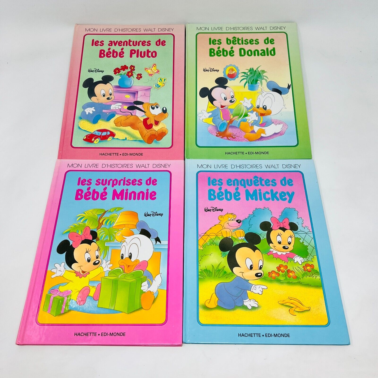 Lot de 5 Mon Livre d'Histoires/D'Images Walt Disney Enfants Français/French 1986