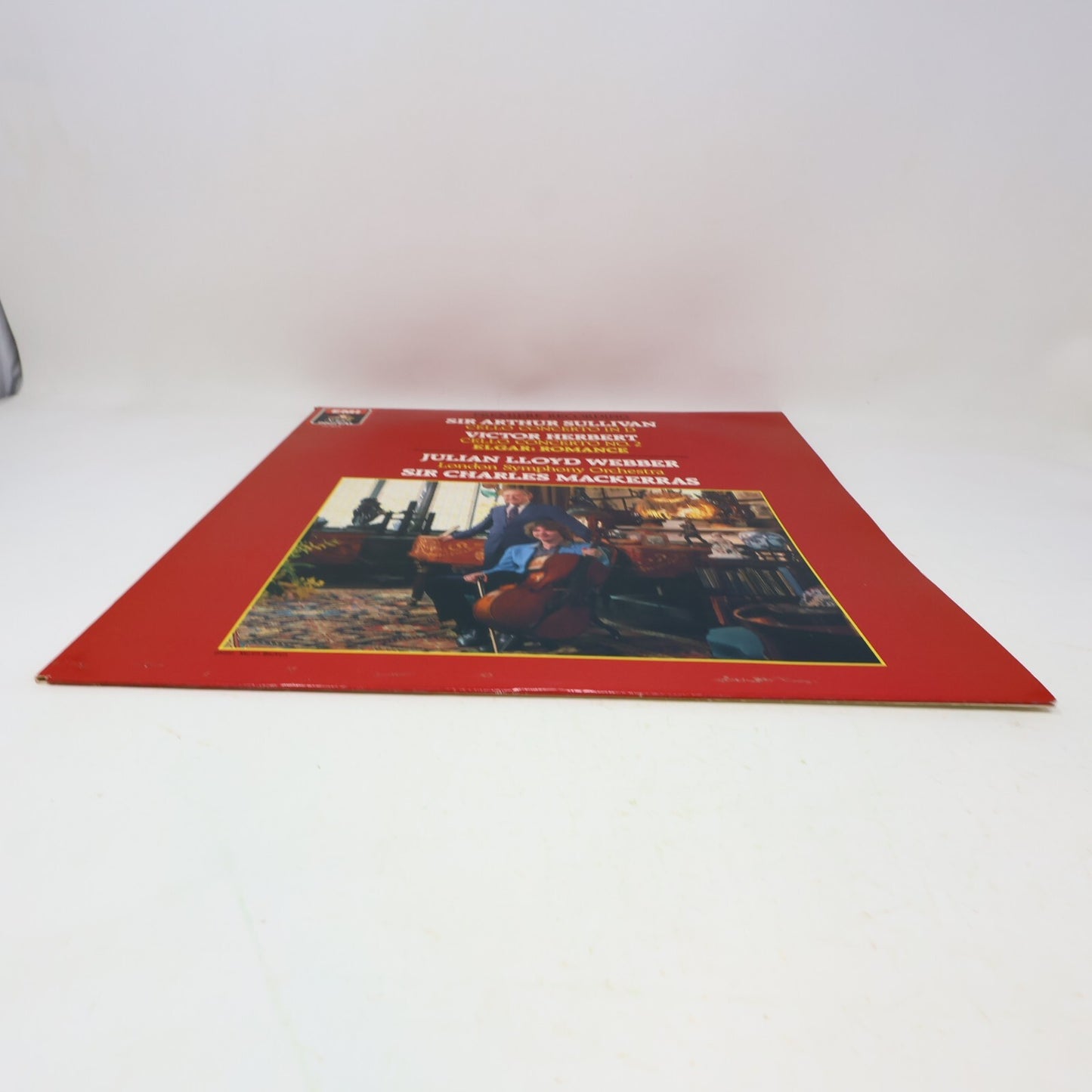 Julian Lloyd Webber Sir Arthur Sullivan Herbert Cello Elgar LP Record DS-38318