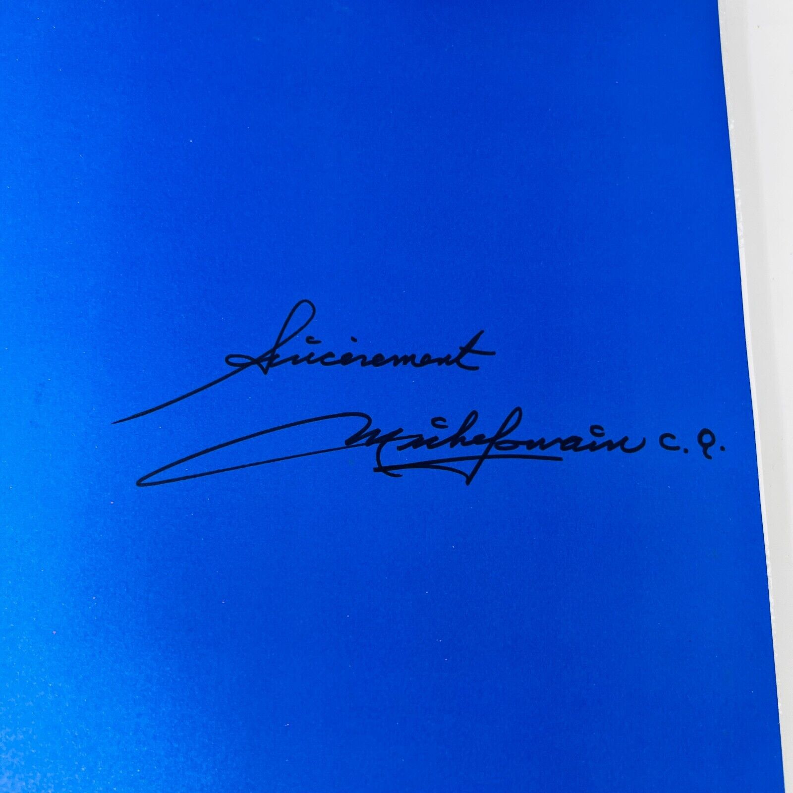 Livre Signé Michel Louvain Sans Âge de Benoit Gignac 2014 Caractère Chanteur