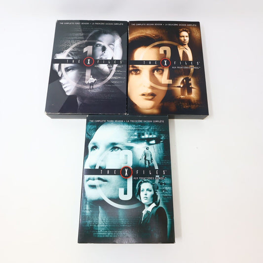 The X Files / Aux Frontières du Réel Season #1-2-3 DVD Lot NTSC David Duchovny