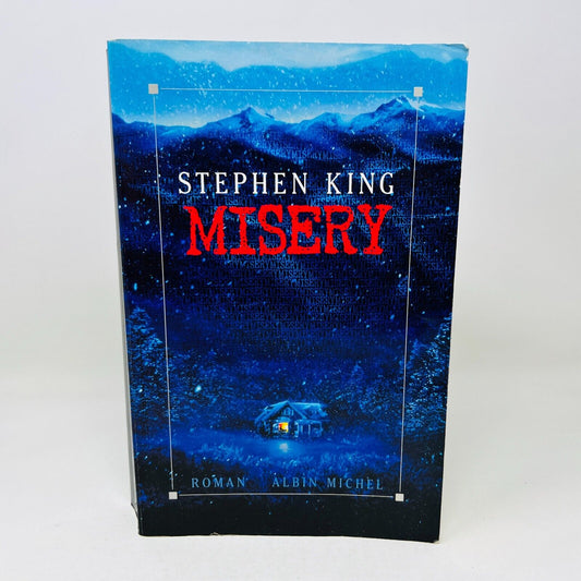 1991 Misery de Stephen King Roman Albin Michel Horreur Français/French Paperback