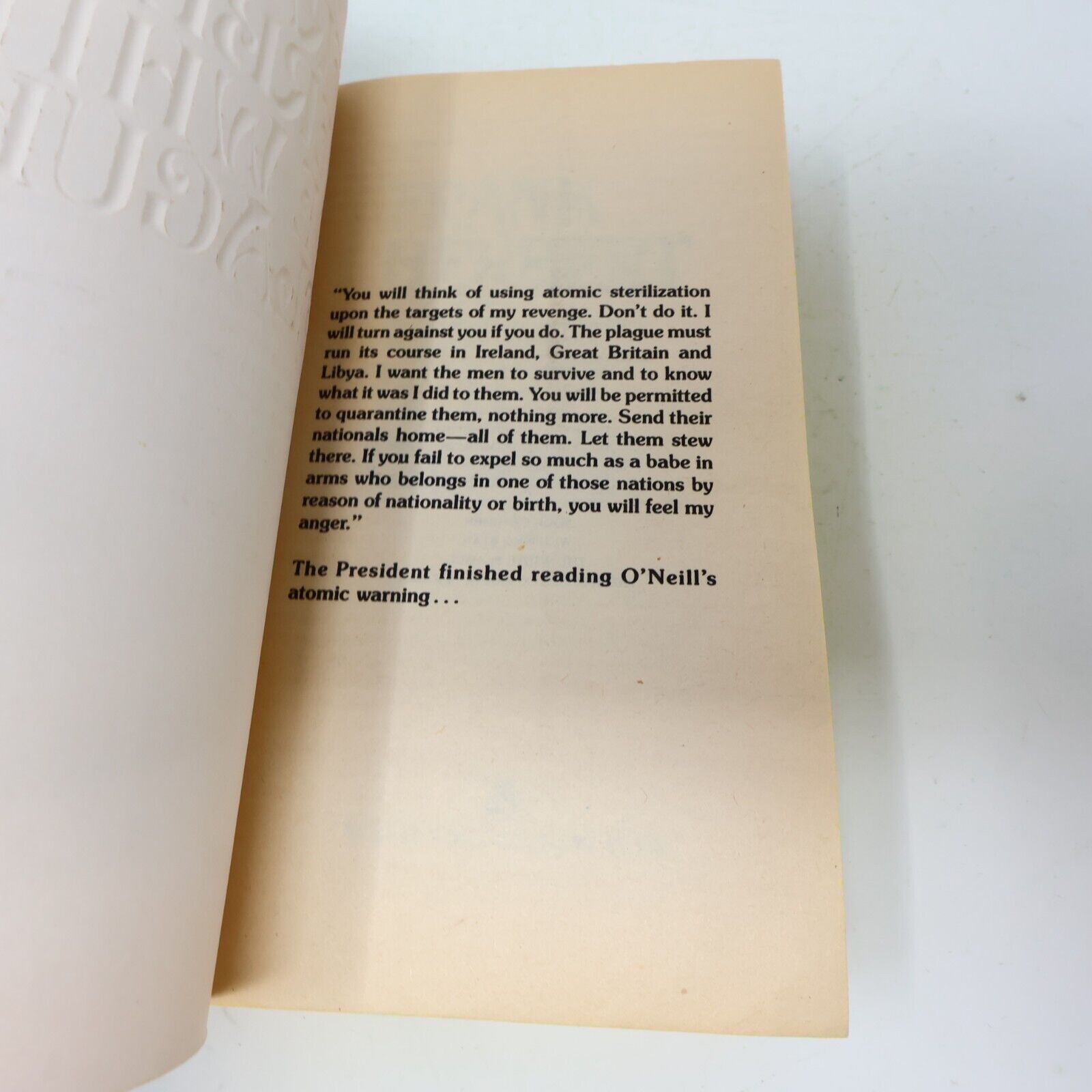 1983 The White Plague Frank Herbert Horror Berkley Paperback Book 80s PB