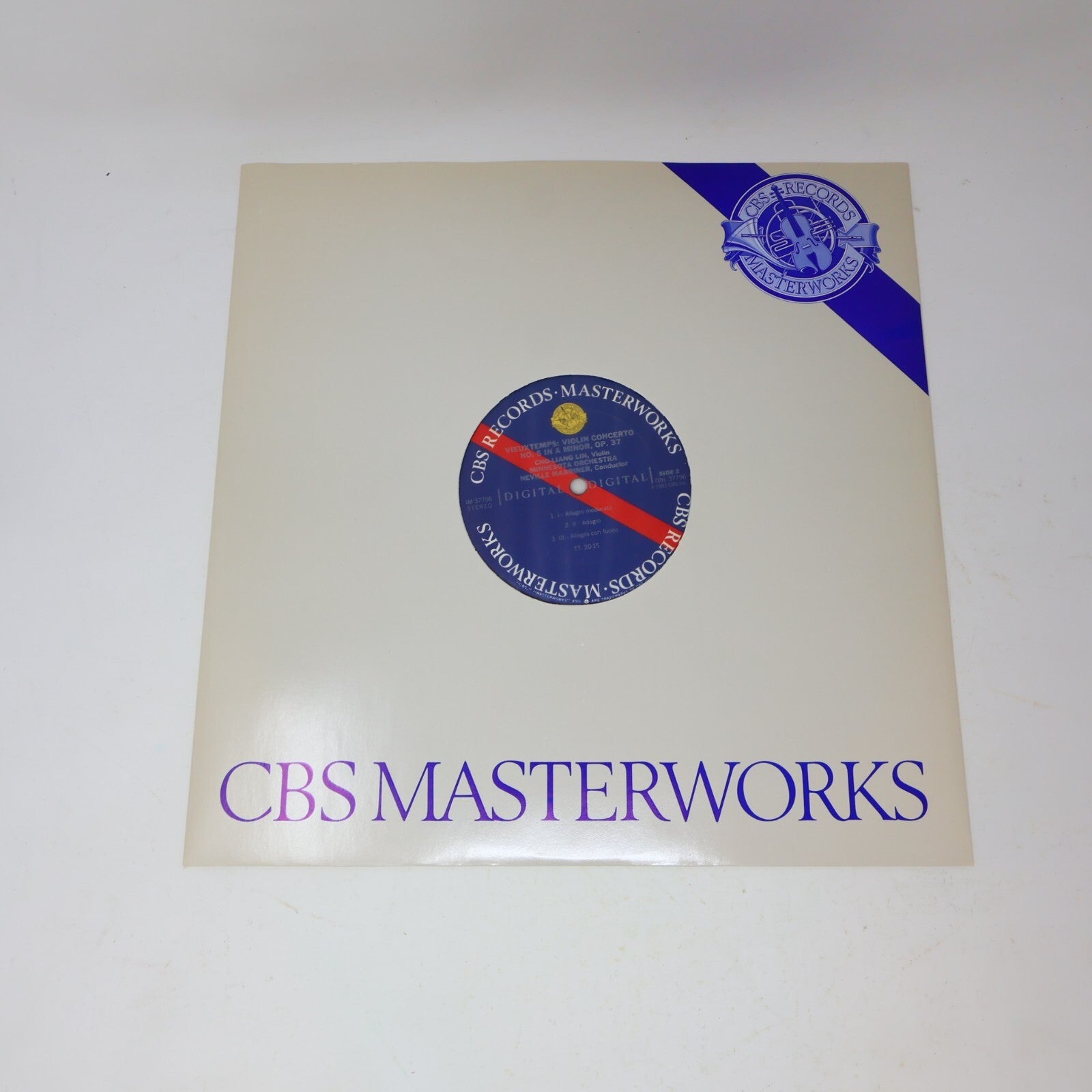 Cho-Liang Lin Haydn Vieuxtemps Violin Concerto Marriner LP Record Masterworks