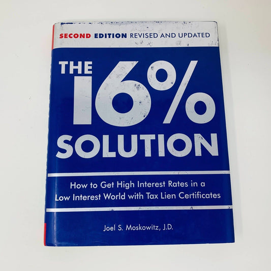The 16% Solution Revised Edition Hardcover DJ Joel S. Moskowitz Interest Rates