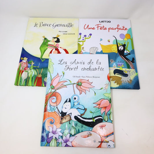 Lot 3 Livres Ikea Jeunes Enfants Fête Parfaite/Amis de la Forêt Enchantée French