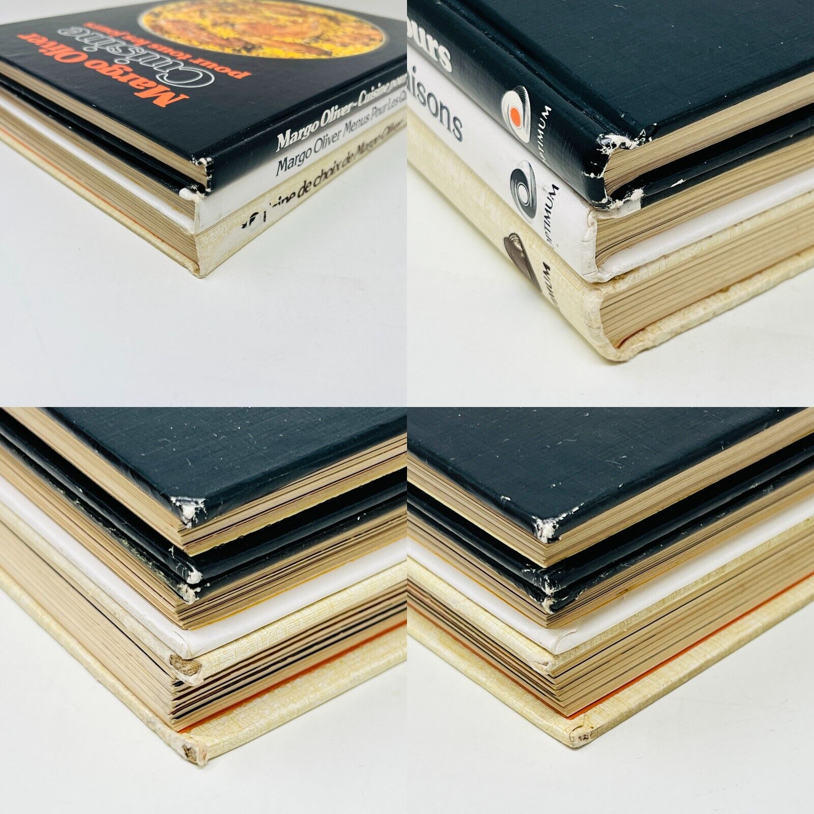3x Margo Oliver Cuisine de Choix/Menus Quatre Saisons/Jours Lot Livres Recettes
