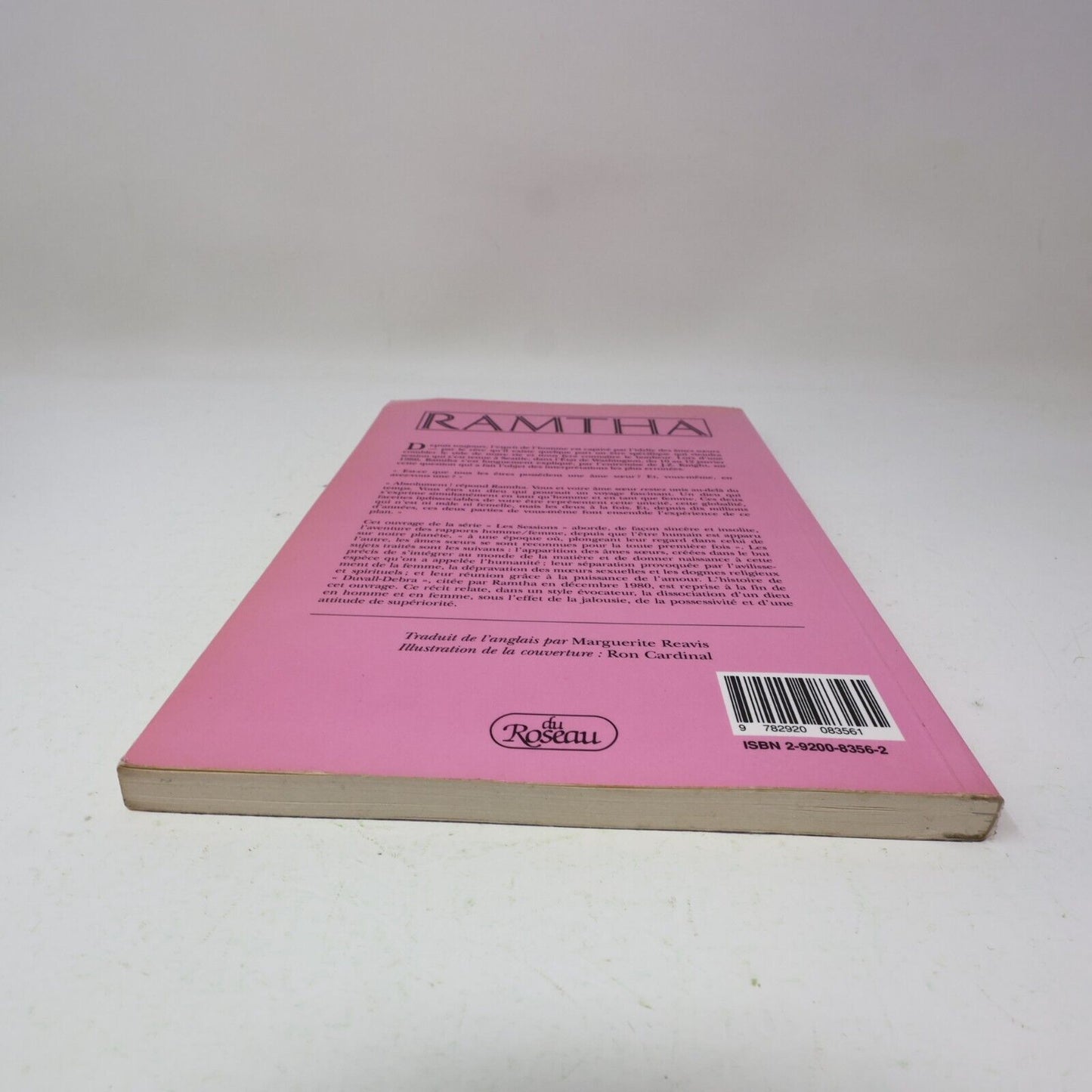 1999 Ramtha Les Sessions l'Âme Soeur Français du Roseau Spiritualité Livre PB