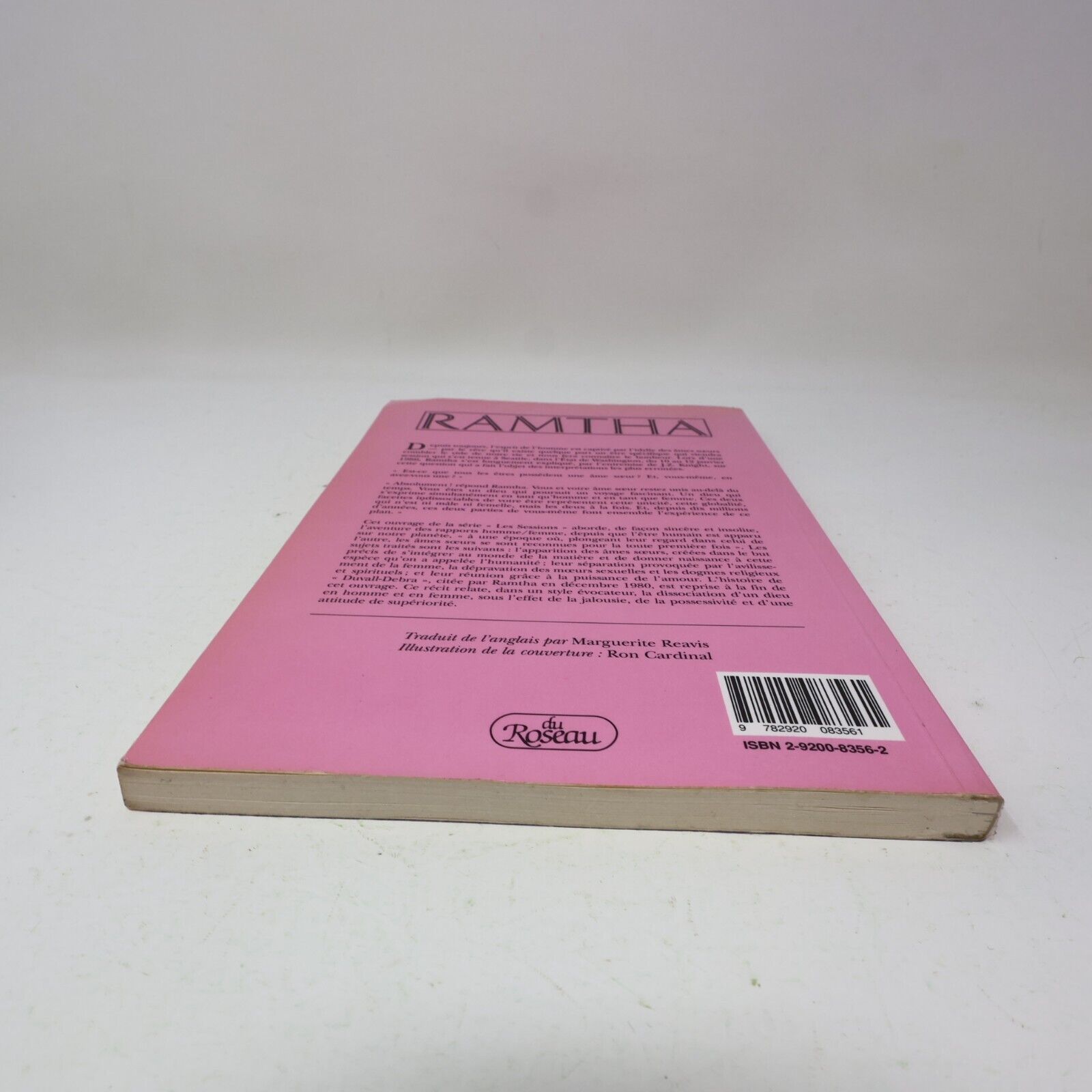1999 Ramtha Les Sessions l'Âme Soeur Français du Roseau Spiritualité Livre PB