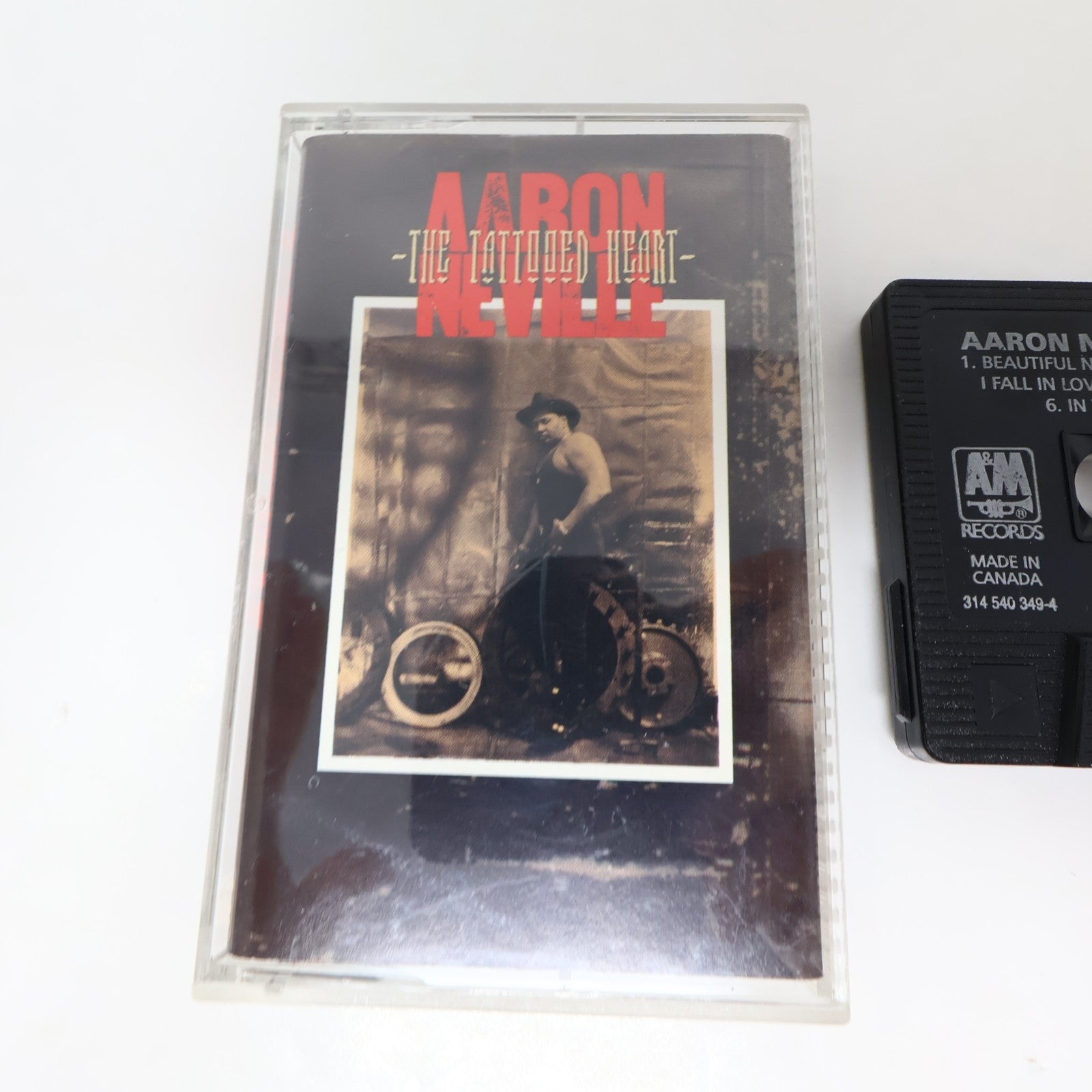 Aaron Neville 5 Cassettes Lot Tattooed Heart/To Make Me Who I Am/Warm Your Heart