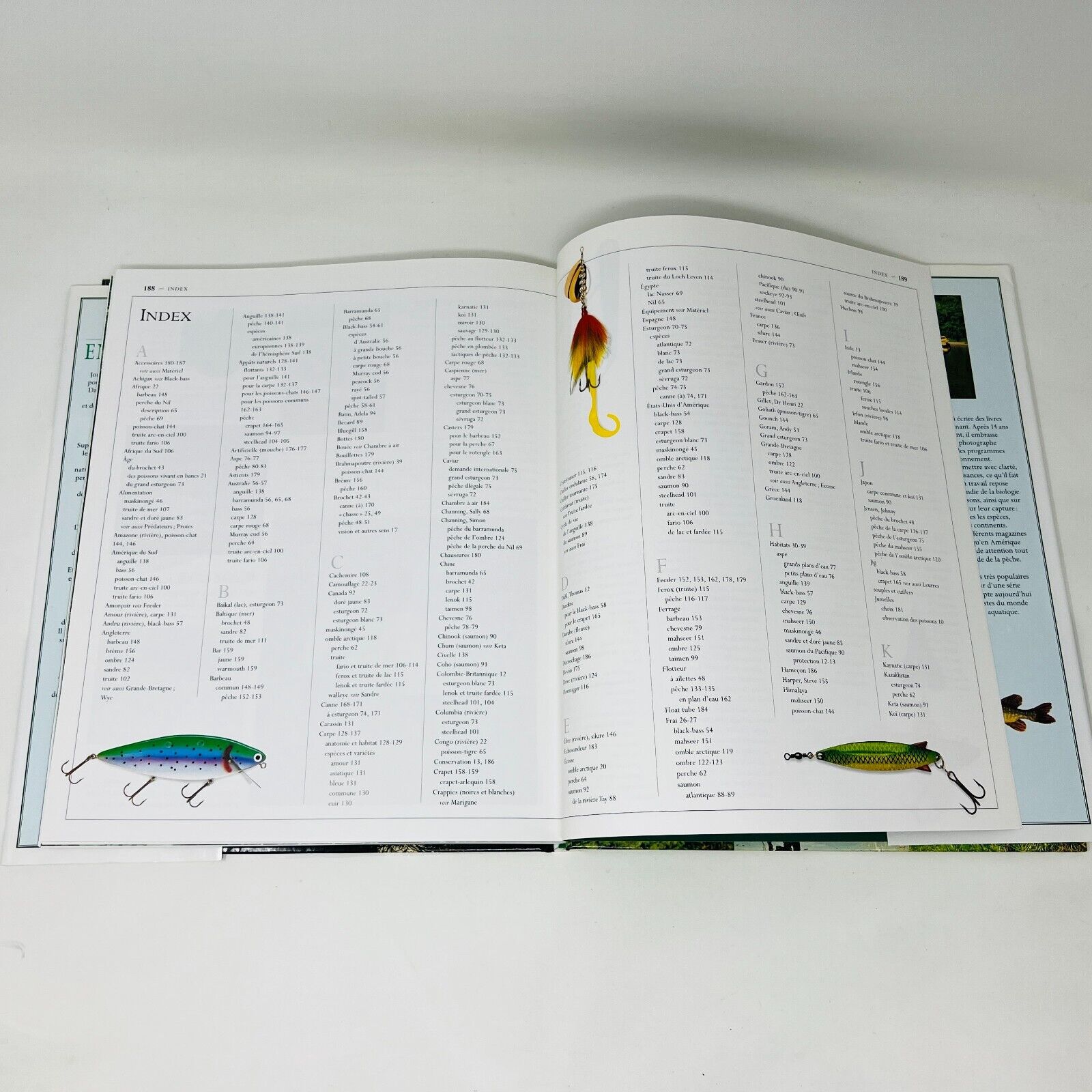 1999 La Pêche en Eau Douce de John Bailey Gründ en Français/French Poissons
