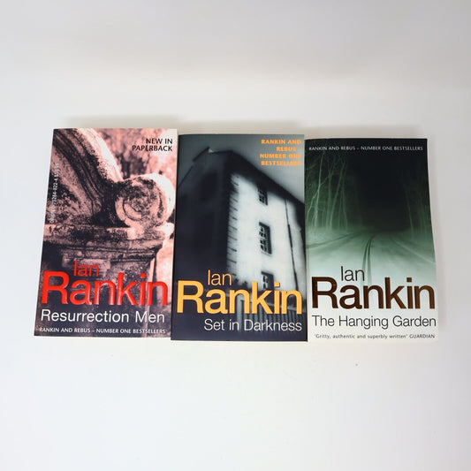 Ian Rankin Resurrection Men Set in Darkness Hanging Garden Lot 3 Books Mystery