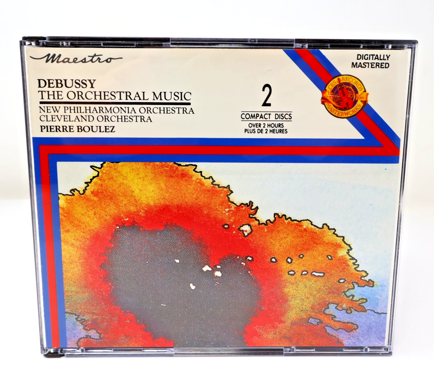Debussy Pierre Boulez Orchestral Music CD 1989 CBS Masterworks LM2YK 45620