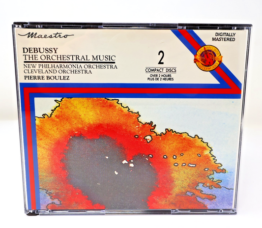 Debussy Pierre Boulez Orchestral Music CD 1989 CBS Masterworks LM2YK 45620