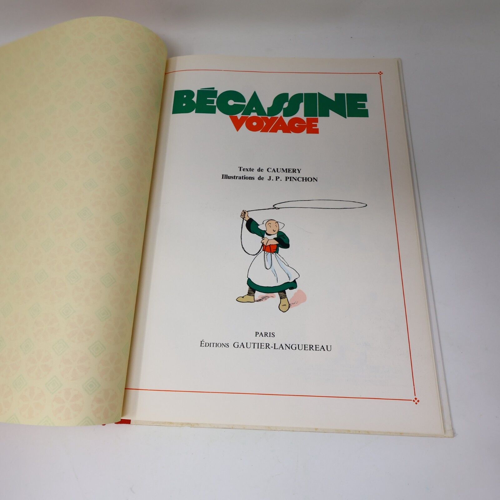 Bécassine Mobilisée Voyage Neige Lot 3 Bandes dessinées Caumery Français 80s HC