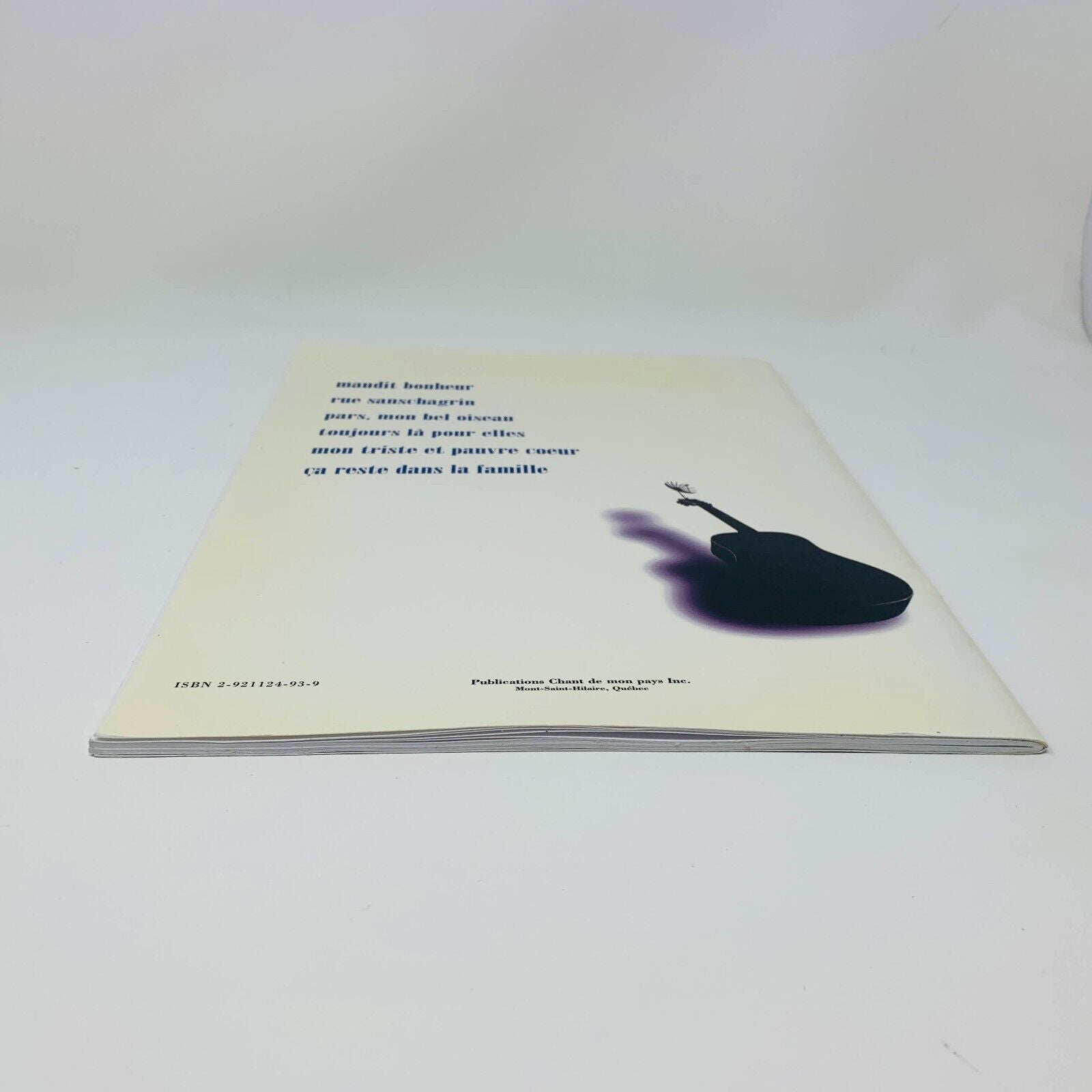 1999 Michel Rivard Maudit Bonheur Extraits Partitions Songbook Québec Français