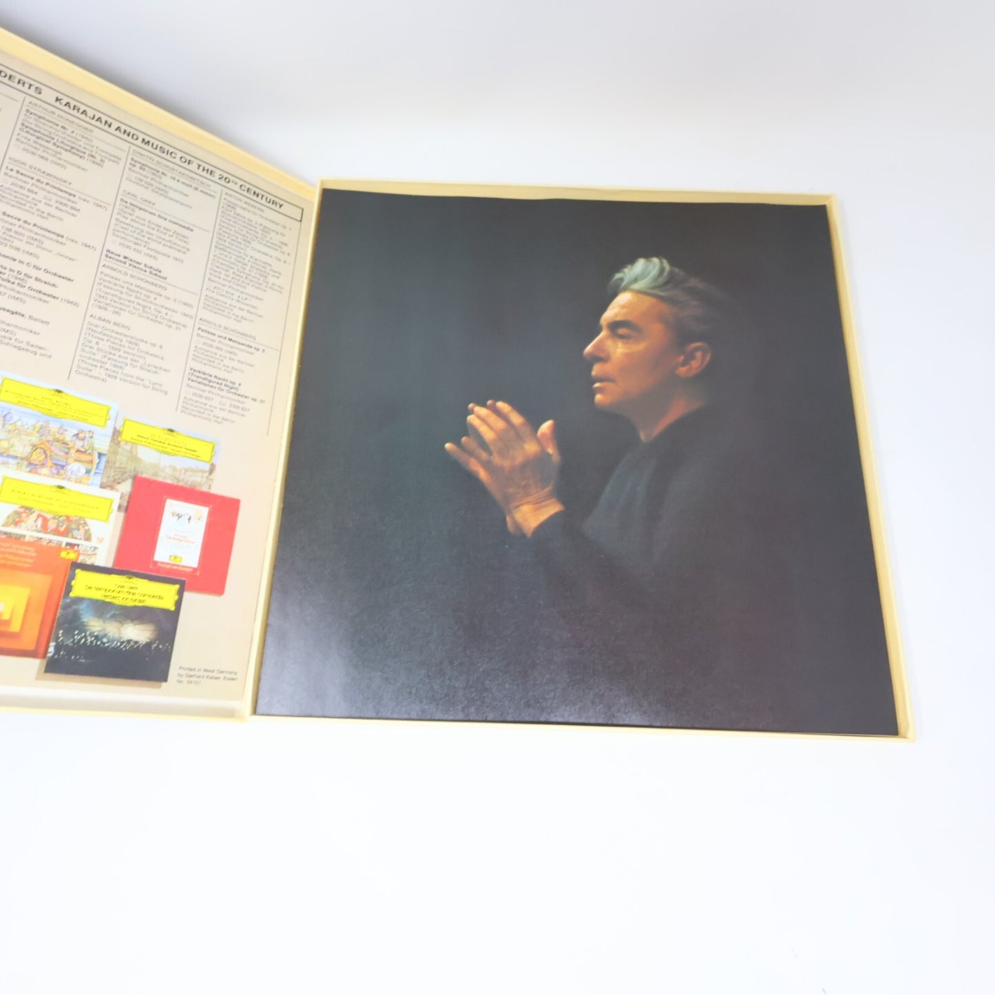 Herbert von Karajan Gustav Mahler Symphonie #6 Tragische 2x LP Record 2707 106