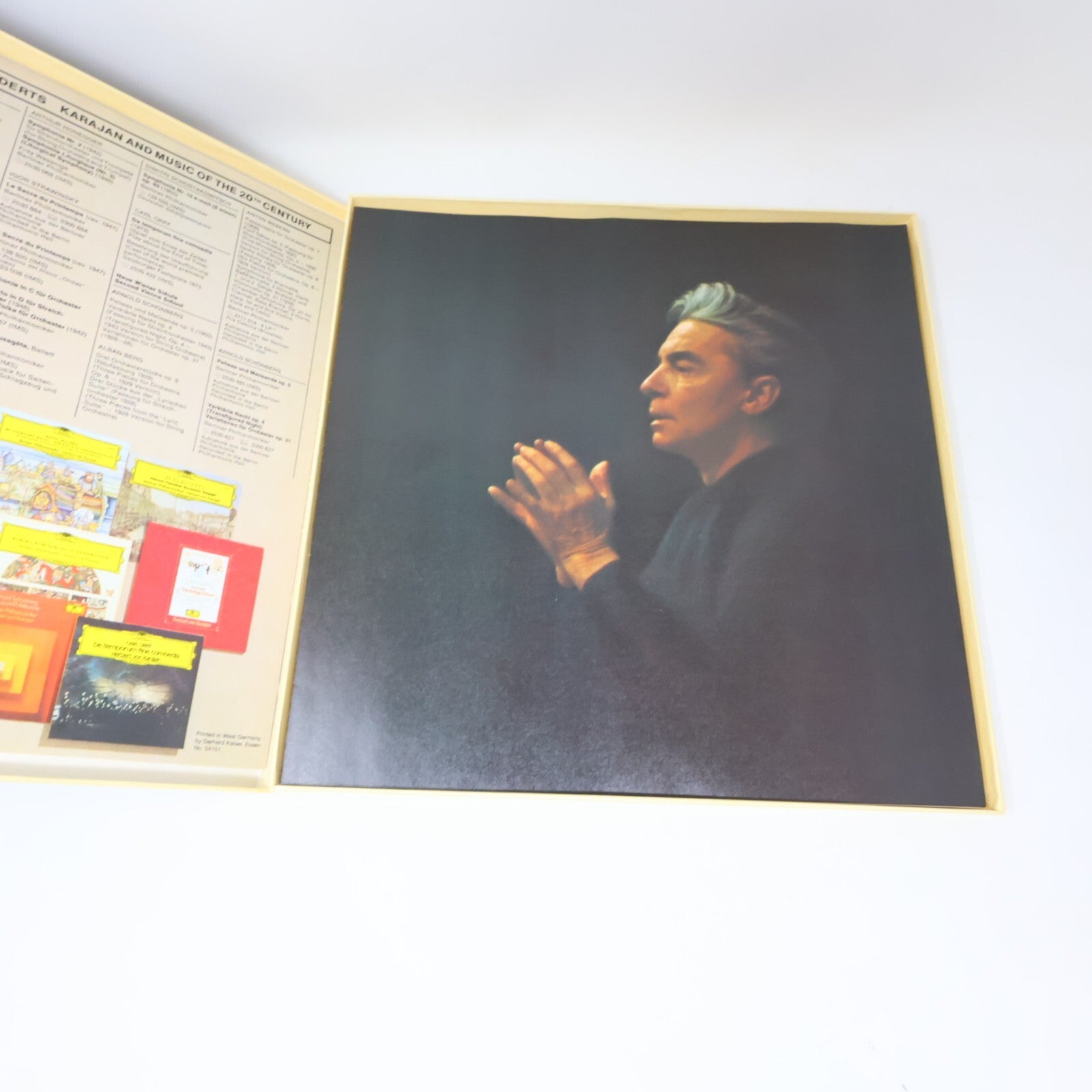 Herbert von Karajan Gustav Mahler Symphonie #6 Tragische 2x LP Record 2707 106