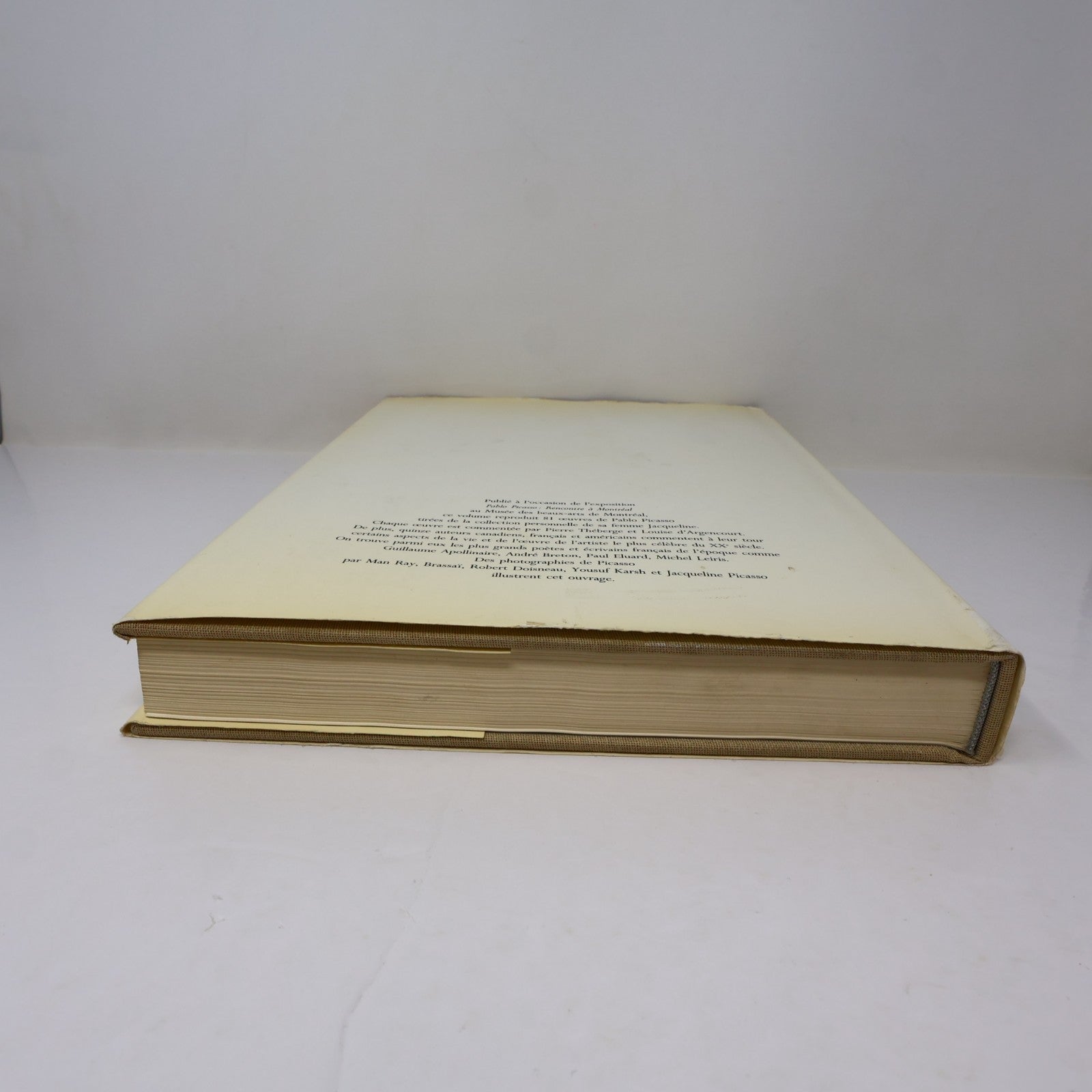 Pablo Picasso Rencontre à Montréal Art Catalogue d'Exposition 1985 HC Français