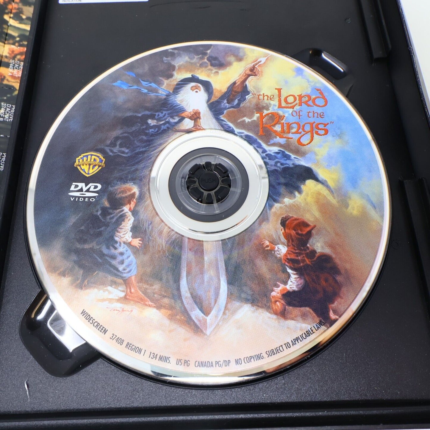 Le Seigneur des Anneaux Animé Français French DVD NTSC Tested LOTR Ralph Bakshi