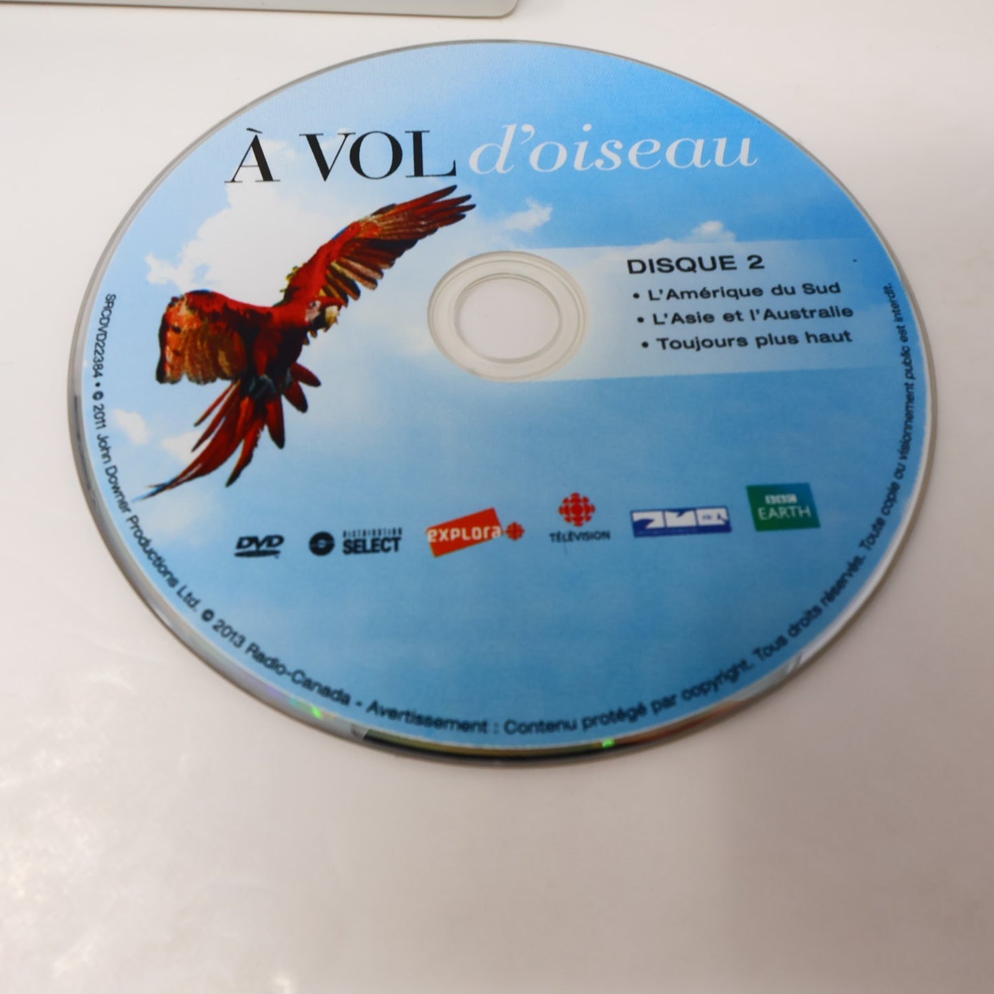 À Vol d'Oiseau Intégrale DVD BBC Earth Français/French Documentaire NTSC 16:9