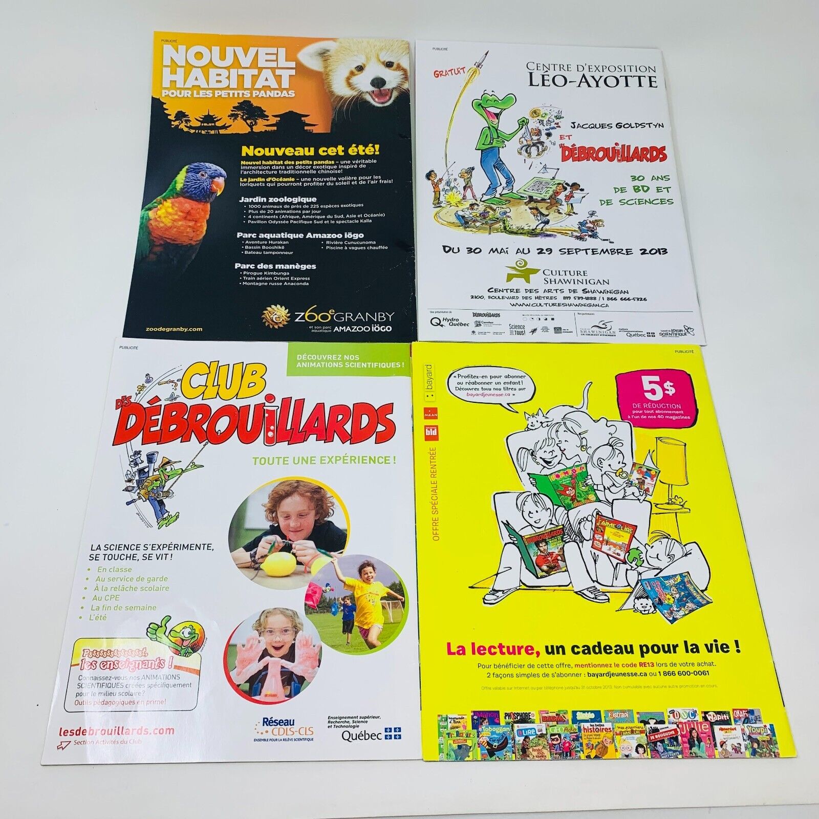 26x Les Débrouillards Magazines Enfants Français 2012-15 Années Incomplètes Lot