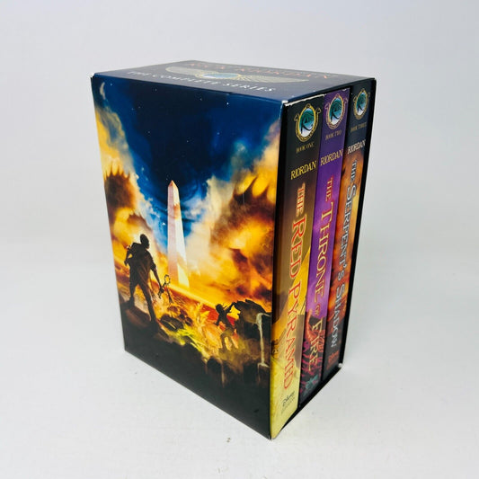 2013 The Kane Chronicles Complete Series Hyperion Box Set by Rick Riordan PB