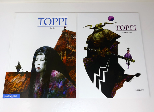 Momotaro/Tanka Lot 2 Bandes dessinées Sergio Toppi Mosquito Bande Dessinée Bd HC