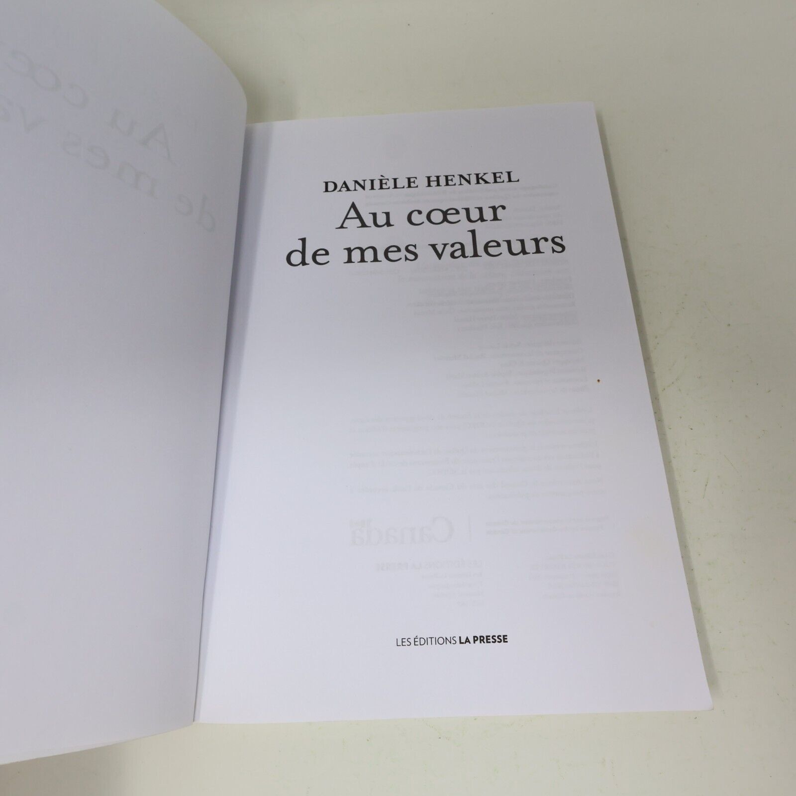 2015 Au Coeur de Mes Valeurs Danièle Henkel Biographie Affaires Québec La Presse