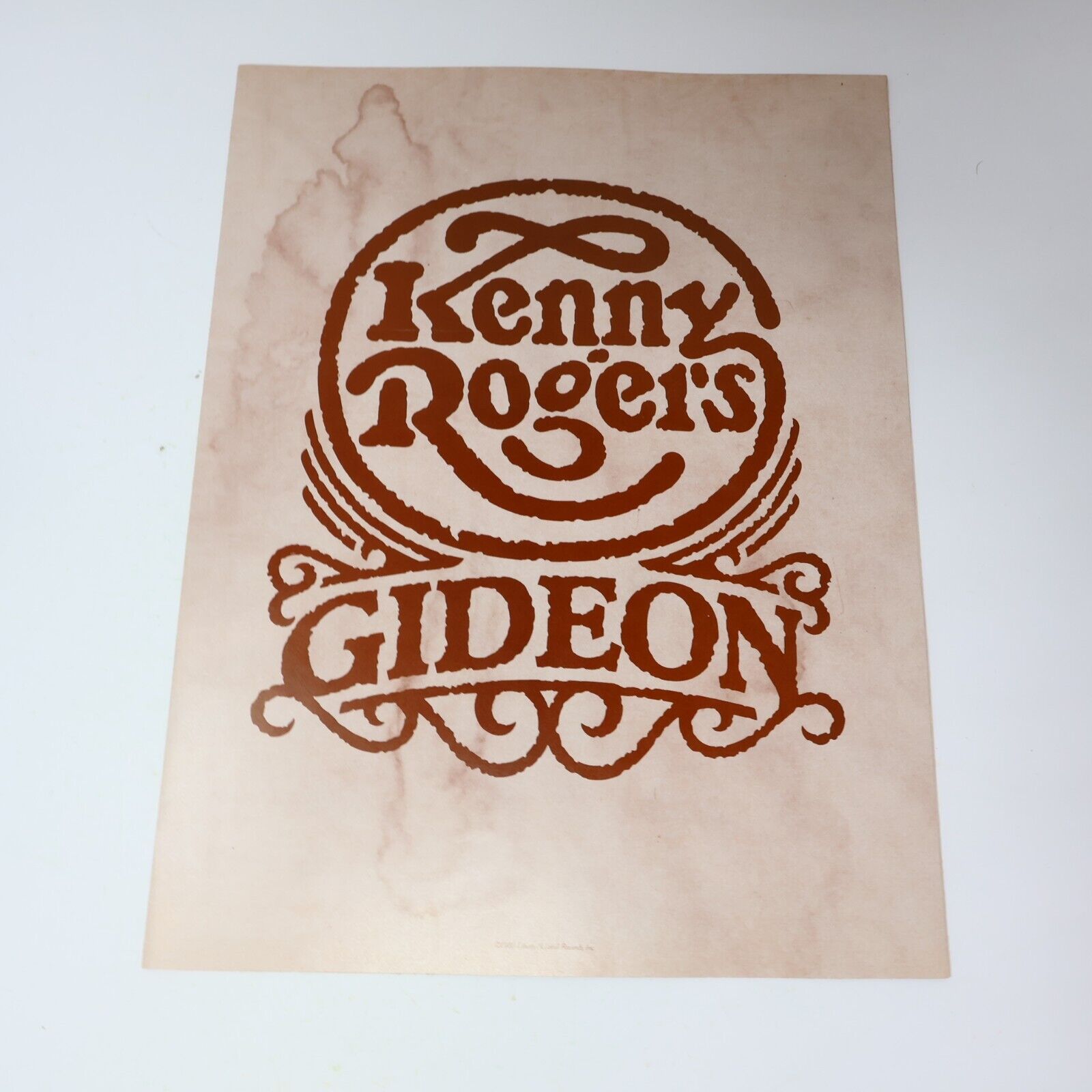 Kenny Rogers Gideon LP Record Vinyl 1980 United Artists Records LOO-1035 Canada