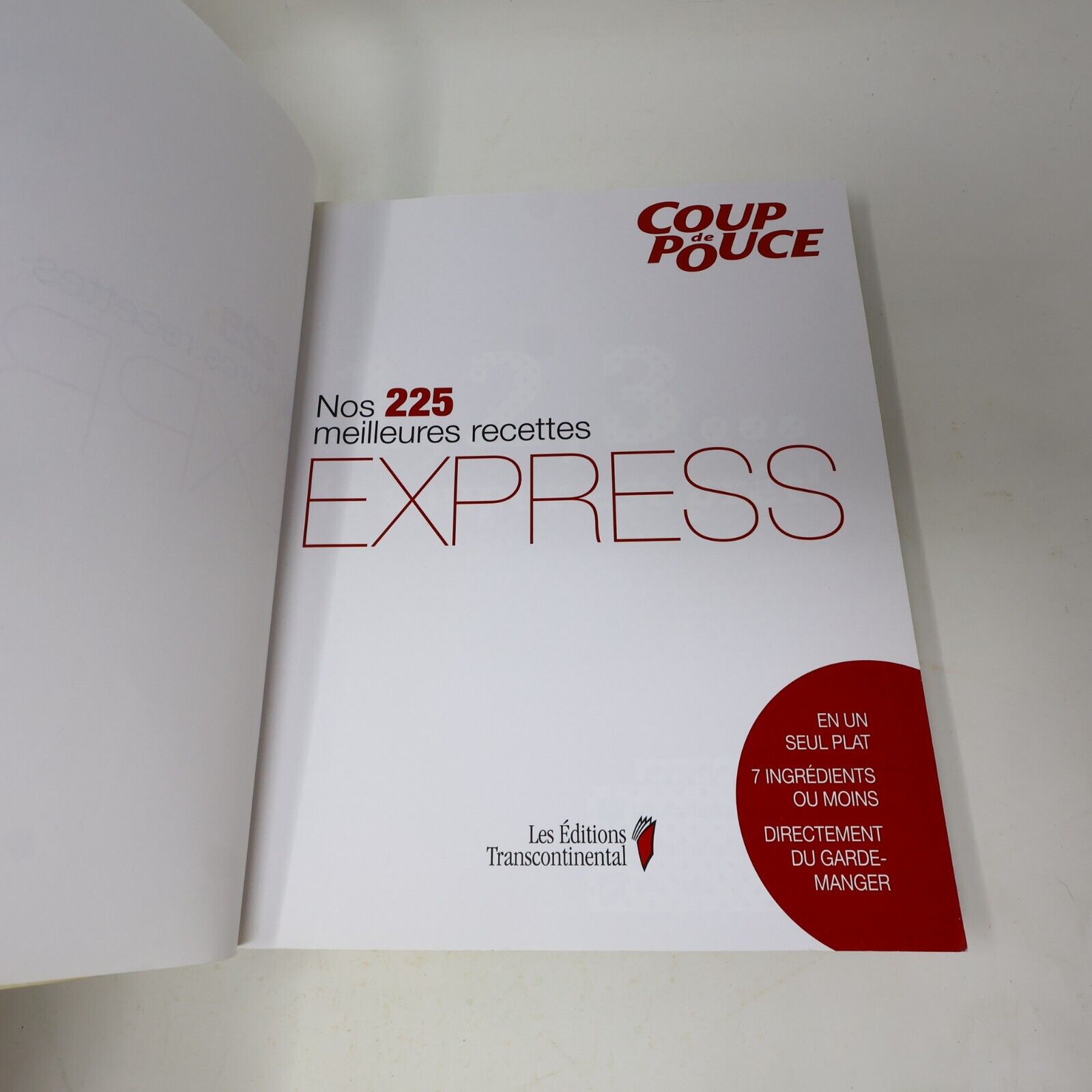 2012 Nos 225 Meilleures Recettes Express Coup de Pouce Français Cuisine Livre