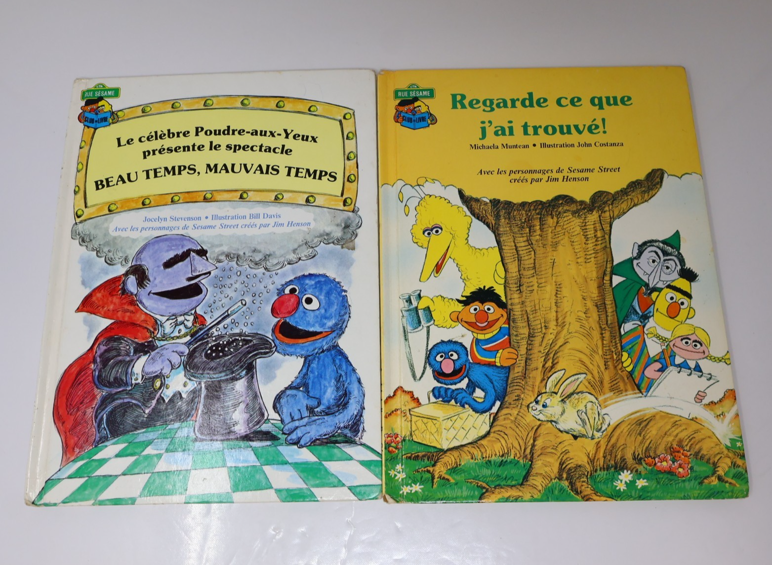 Rue Sesame Street Lot 10 Livres HC Français French Laffont Hardcover BCE Enfants