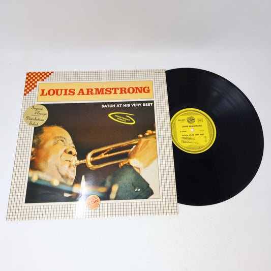 Louis Armstrong Satch at his Very Best LP Vinyl Record SCO 8975 Sleeve in French