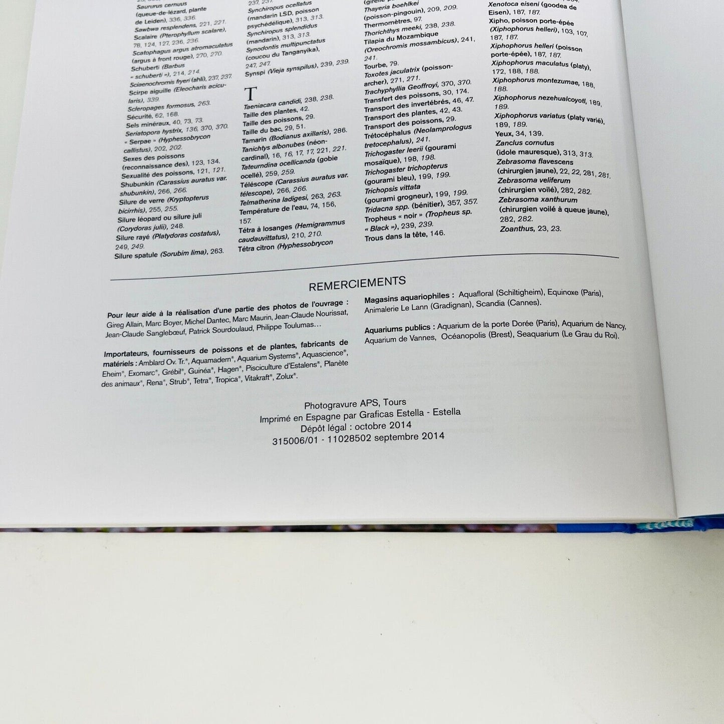 2014 Larousse des Poissons et Aquariums en Français/French Eau Douce & de Mer