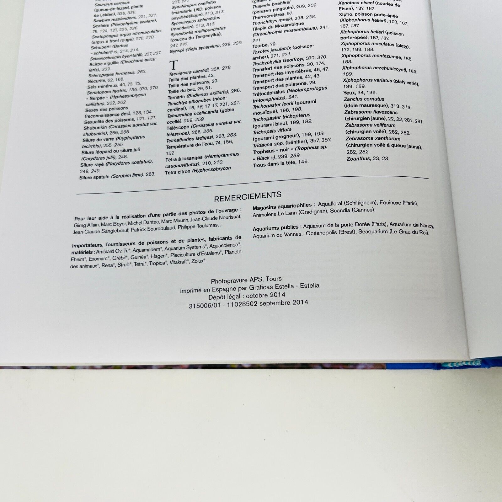 2014 Larousse des Poissons et Aquariums en Français/French Eau Douce & de Mer