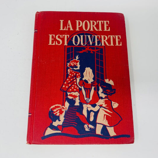 50's La Porte est Ouverte J'Apprends à Lire Premier Livre Cage Illustré Français