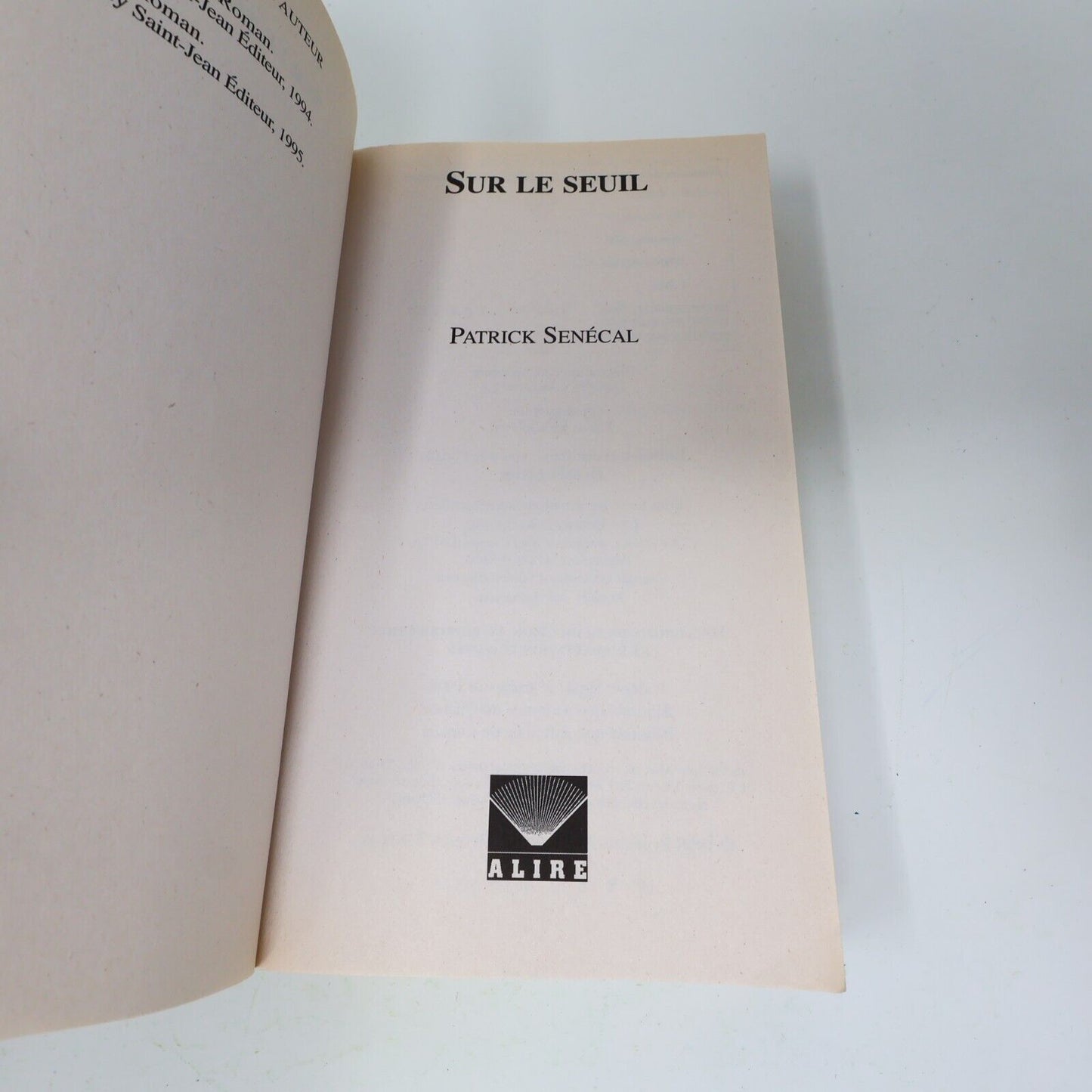 Patrick Senécal Thriller Horreur Lot 11 Livres Aliss Le Vide Oniria Français PB